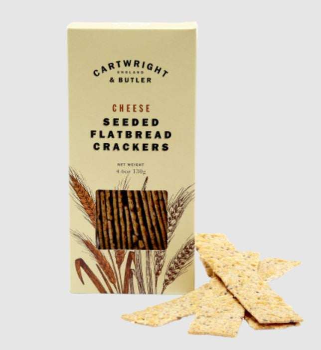 Cartwright & Butler Cheese Seeded Flatbread Crackers 130g