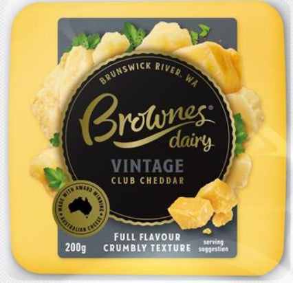 Brownes Vintage Club Cheddar 200g