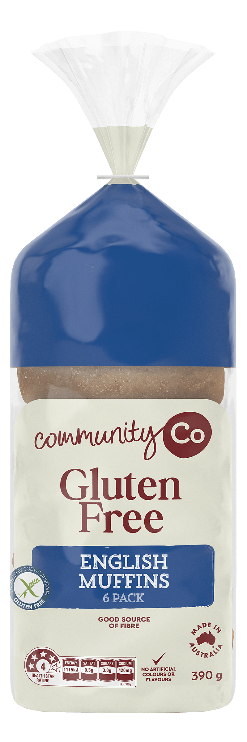 Community Co Gluten Free English Muffin 6pk