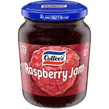 Cottees Raspberry Jam 375g