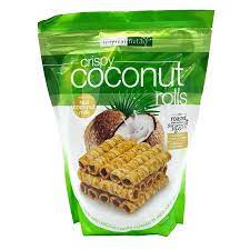 Tropical Fields Crispy Coconut Rolls with Black Sesame 285g