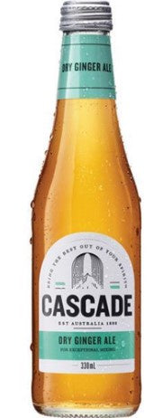 Cascade Dry Ginger Ale 330ml Bottle