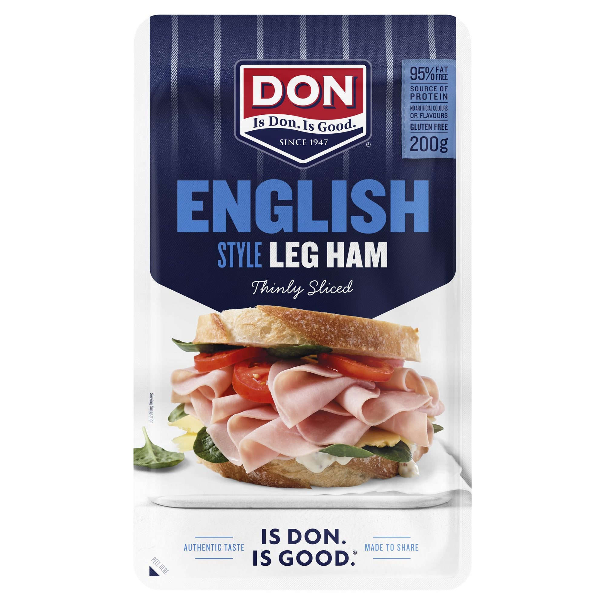 Don English Leg Ham Thinly Sliced 200gm