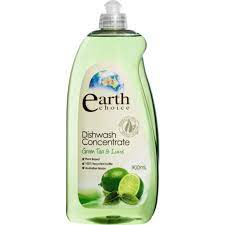 Earth Choice Green Tea & Lime Dishwashing Liquid 900mL