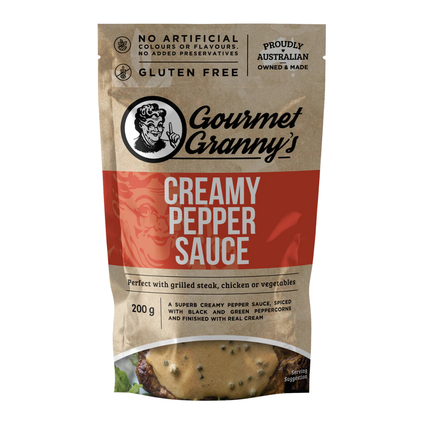 Gourmet Granny's Creamy Pepper Sauce 200g