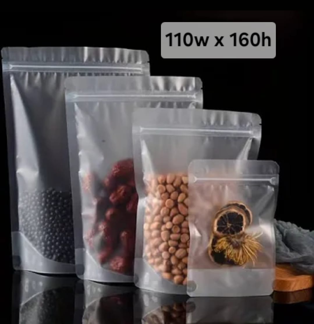 Clear Stand Up Pouch 110w x 160h 50pk