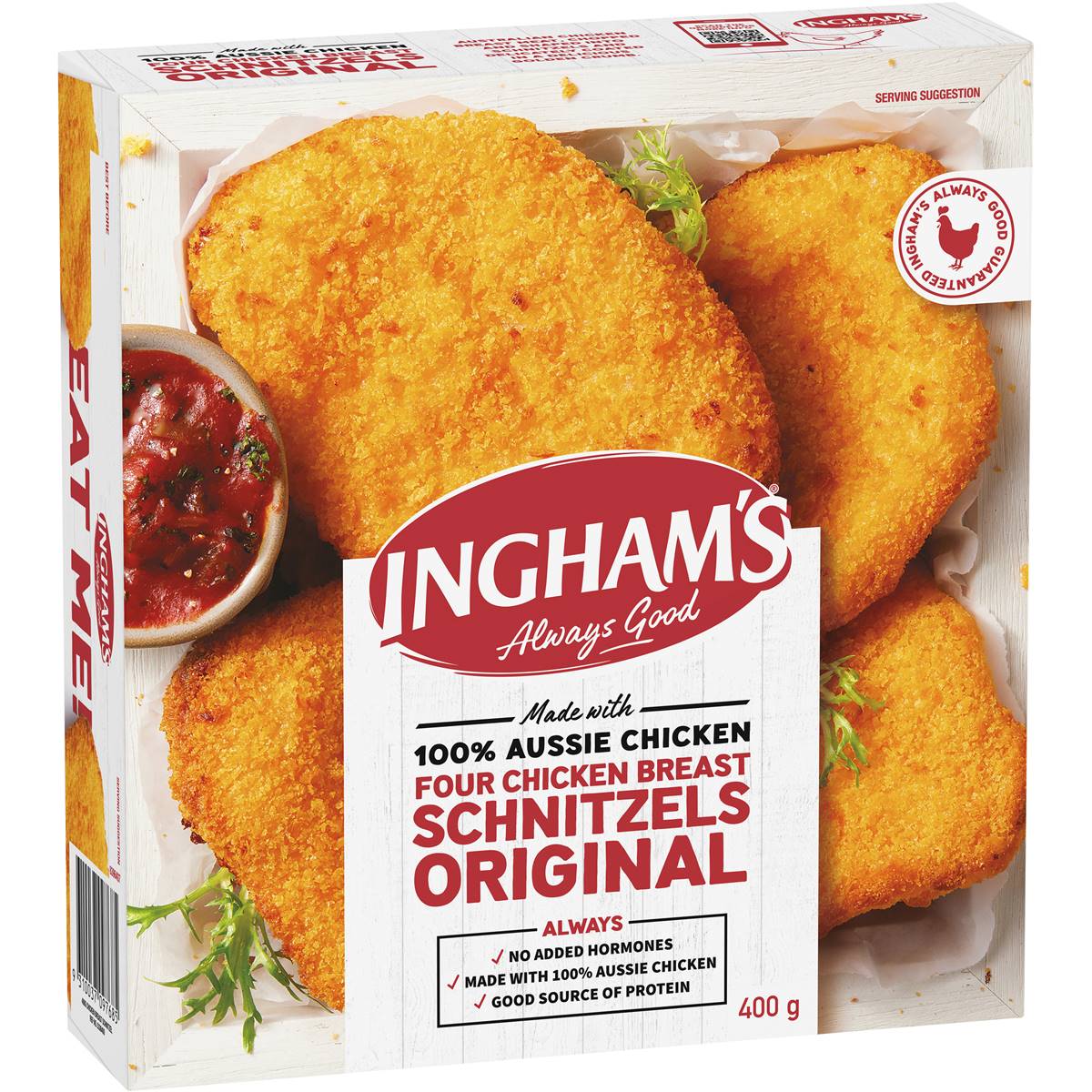 Ingham Chicken Breast Schnitzel 400g