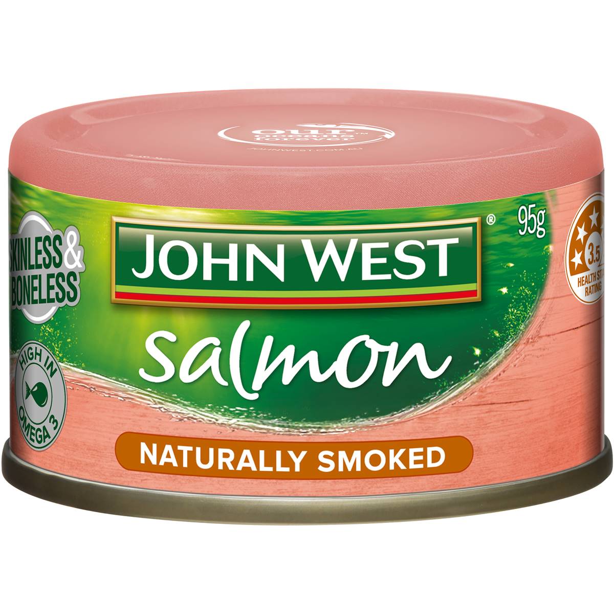 John West Salmon Naturally Smoked 95g