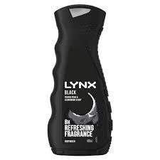 Lynx Men Body Wash Black 400ml