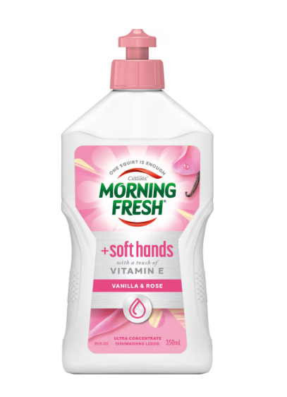 Morning Fresh Dishwashing Liquid Vanilla & Rose 350ml