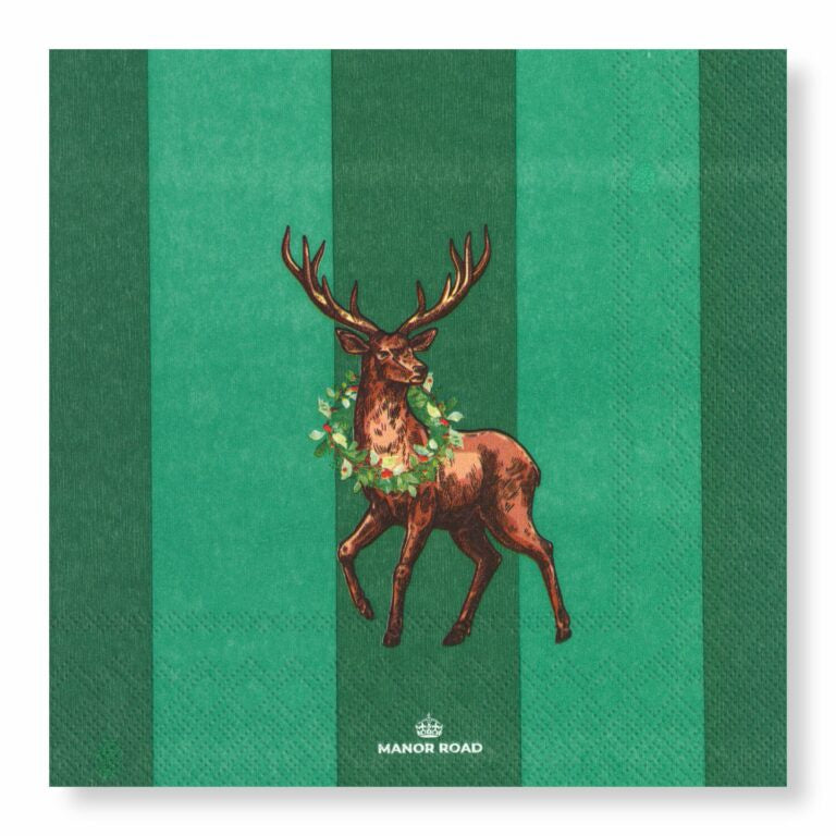 Mr. Stag green Napkins Luncheon