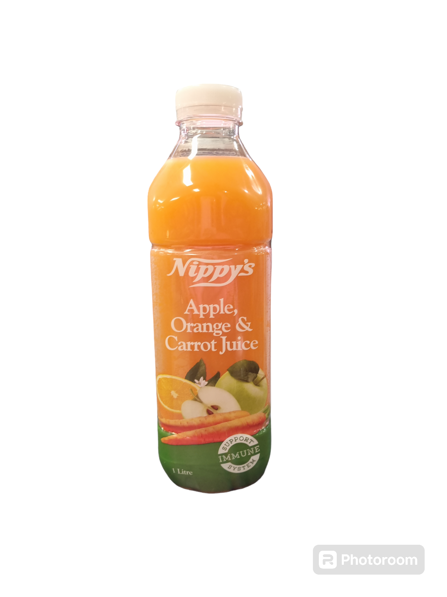 Nippy's Juice Fresh Cold Pressed Apple, Orange & Carrot - 1Lt