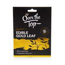 OTT Edible Gold Leaf  5x Sheets