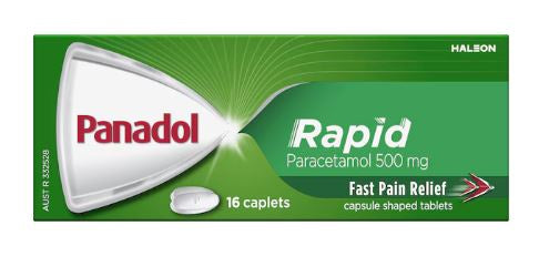 Panadol Rapid Caplets 16pk