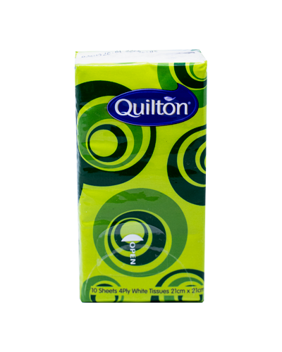 Quilton Pocket Tissues 4ply 10s