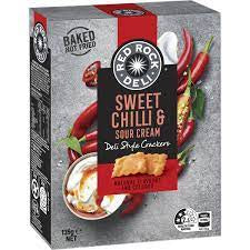 Red Rock Deli Style Crackers Sweet Chilli & Sour Cream 135g