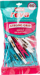 Reva Strong Grip 60pk Pegs