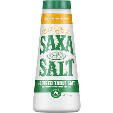 Saxa Salt Iodised Table Salt 750g