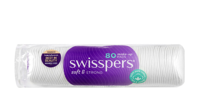 Swisspers Cotton Round Make Up Pads 80pk