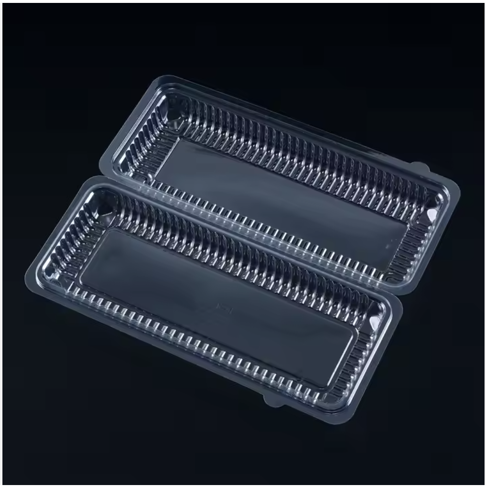 Clear PET Quiche Tray 36 x 14 x 4cm 10pk