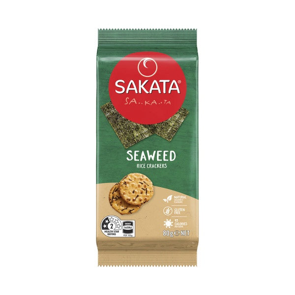 Sakata Rice Crackers Seaweed 80g