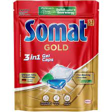 Somat Gold Dishwasher Gel Caps 51x