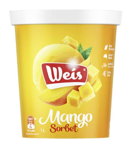 Weis Mango Sorbet 1L