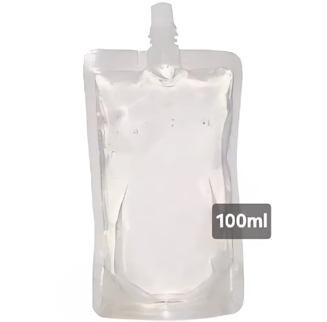 Clear Spout Pouch & Lid 100ml 50pk