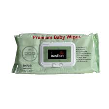 Bastion Baby Wipes 80pk