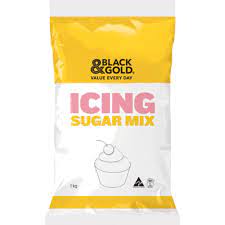 Black & Gold Icing Mixture 1kg