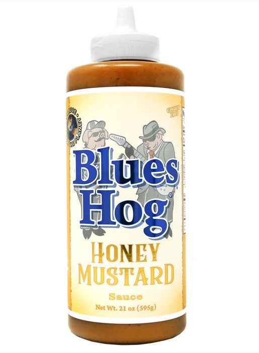 Blues Hog Honey Mustard Squeeze Bottle 21oz