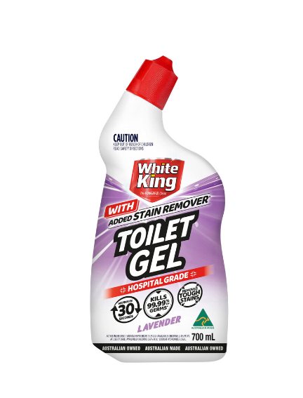 White King Lavender Toilet Cleaner Gel 700ml