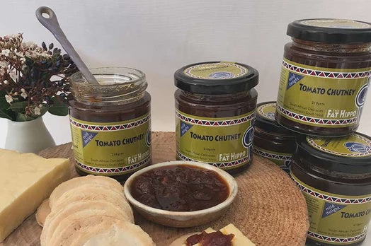 Fat Hippo Tomato Chutney Mild Delight 210g