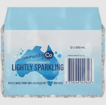 Community Co Lightly Sparkling 500mL 12 pk