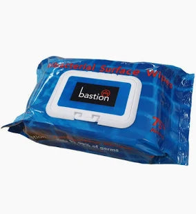 Bastion Antibacterial Surface Wipes 80pk