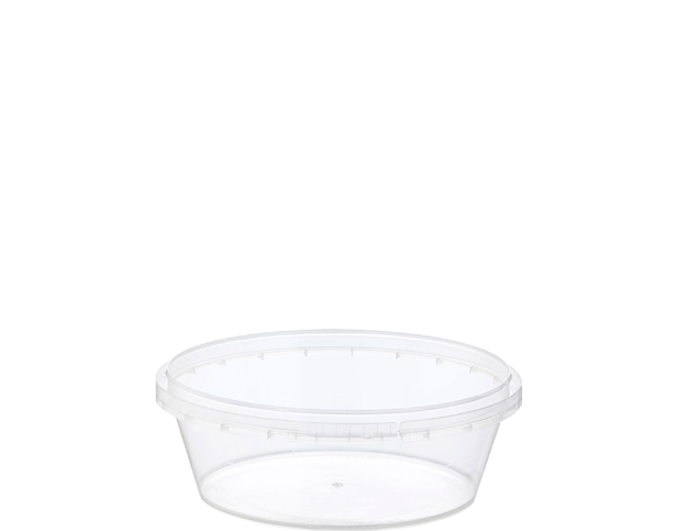 Round Clear Tamper Resistant Container & Lid 360ml 50pk