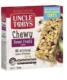 Uncle Toby's Muesli Bar Forest Fruit 6pk 185g