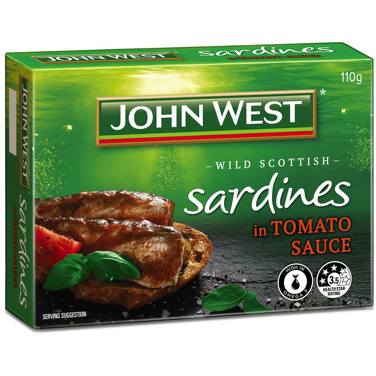 John West Sardines in Tomato Sauce 110g