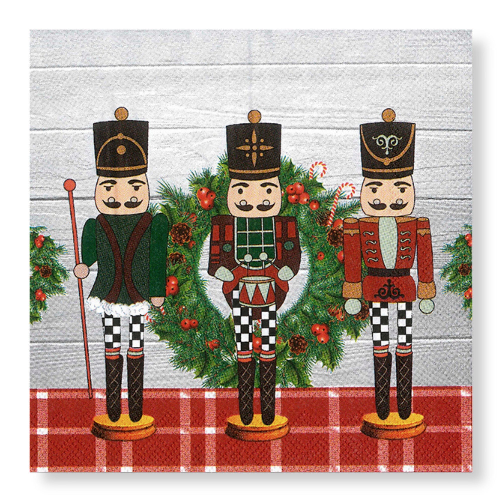 The Three Nutcrackers Cocktail Serviettes 20 pack