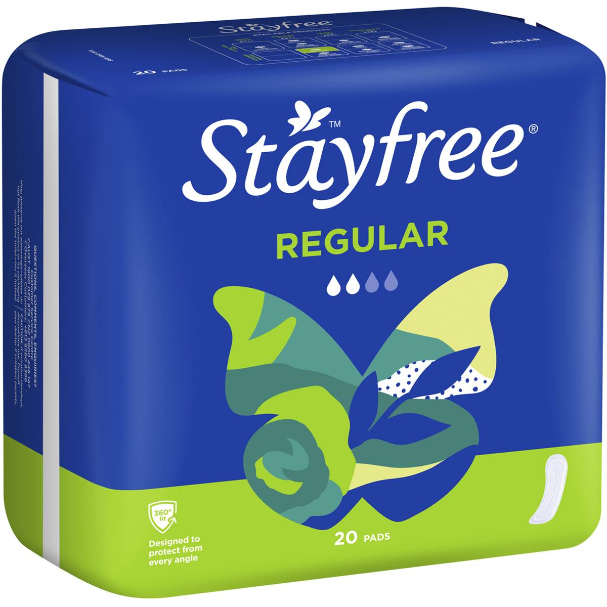 Stayfree Regular No Wings 20pk