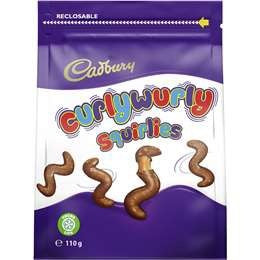 Cadbury Curly Wurly Squirlies 130g