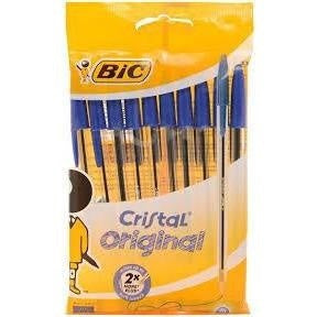 Bic Original Pens Blue 10pk