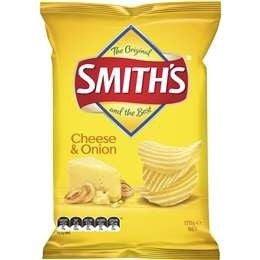 Smiths Cheese and Onion Potato Chips 170g
