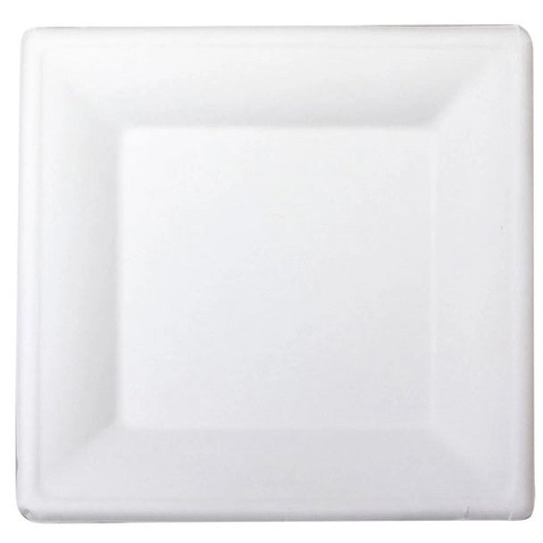 Natural Fibre Square Plate 160mm 25pk