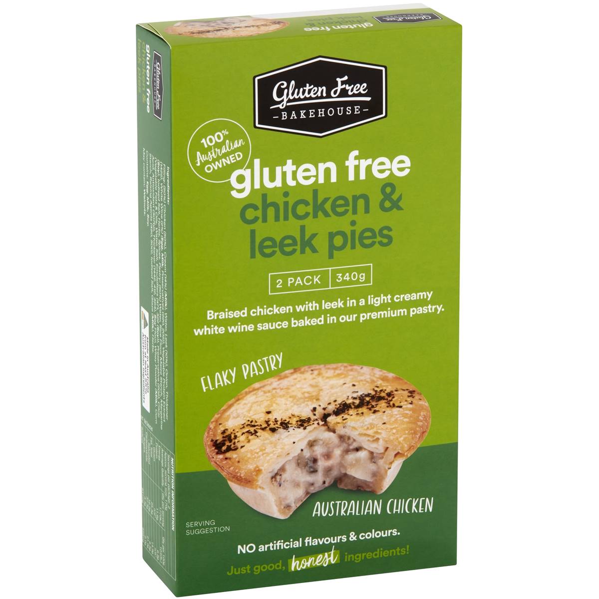 Gluten Free Bakehouse Chicken & Leek Pie 2pk