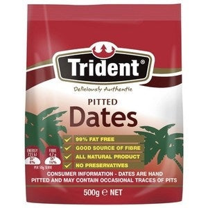 Trident Pitted Dates 500g