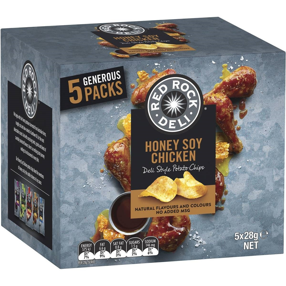 Red Rock Deli Honey Soy Chicken 5pk