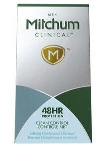 Mitchum Clinical Men Clean Control Soft Solid 45g