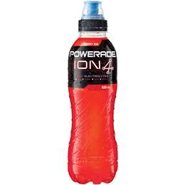 Powerade Ion4 Berry Ice Sports Drink Sipper Cap 600ml