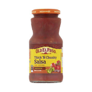 Old El Paso Thick N Chunky Salsa Medium 375g